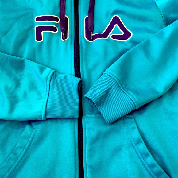 Excellent Condition Fila Zip Hoodie Size XL - Picture 3 of 9